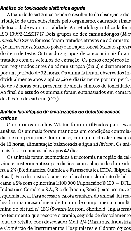 An lise de toxicidade sist mica aguda A toxicidade sist mica aguda  resultante da absor  o e distribui  o de uma sub...