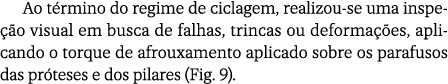 Ao t rmino do regime de ciclagem, realizou se uma inspe o visual em busca de falhas, trincas ou deforma  es, aplican...